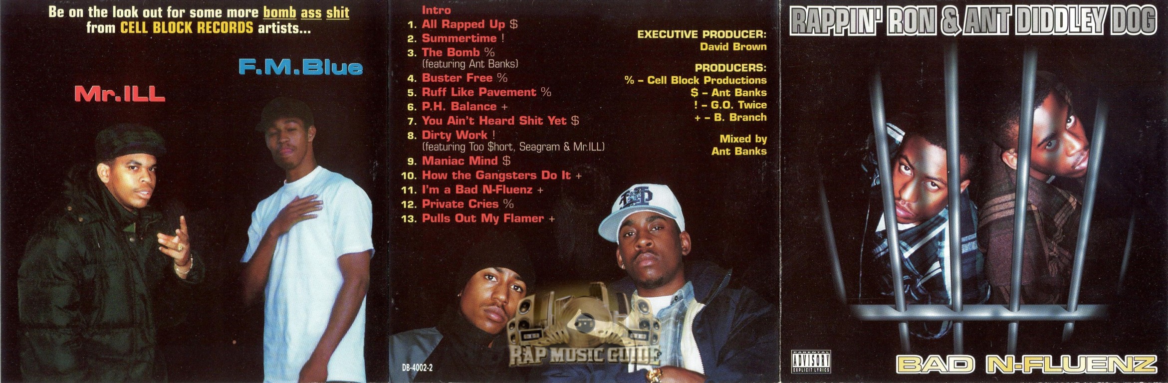 Rappin' Ron & Ant Diddley Dog - Bad N-Fluenz: Re-Release. CD | Rap 